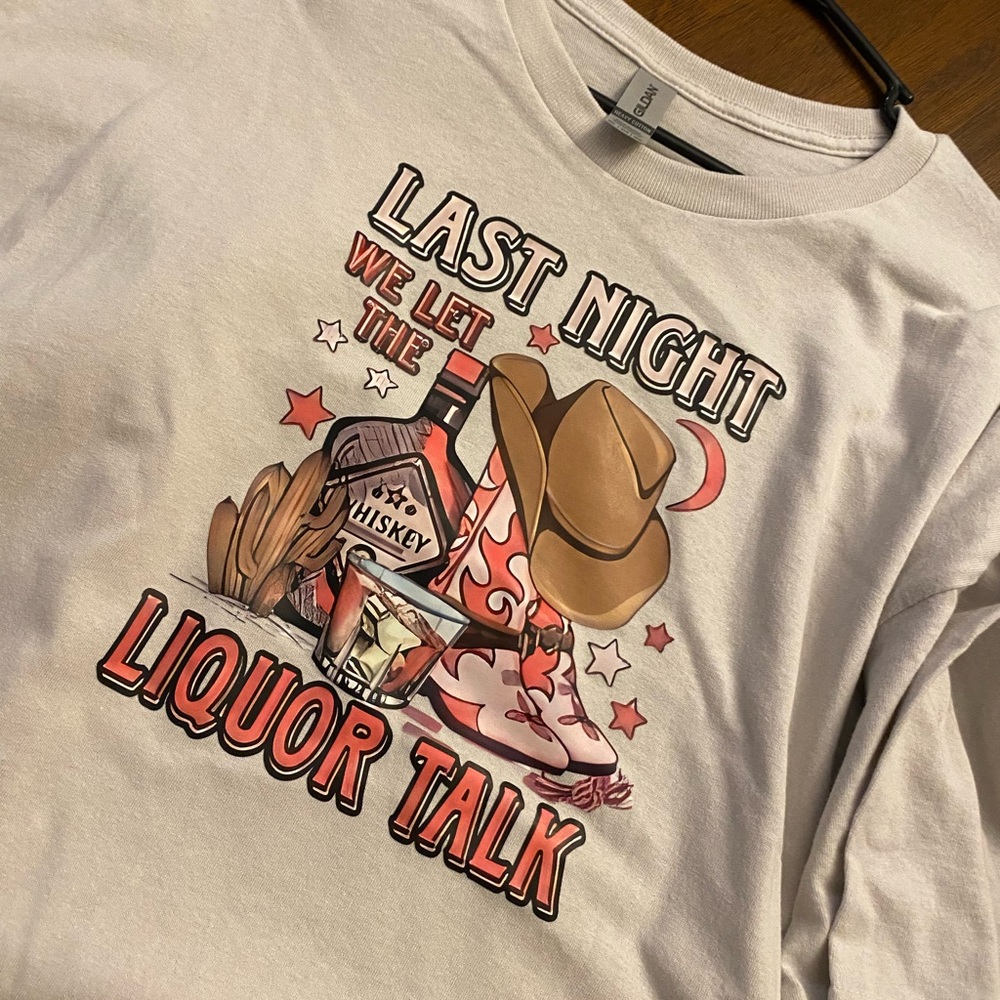 Graphic Long Sleeve Tee - White